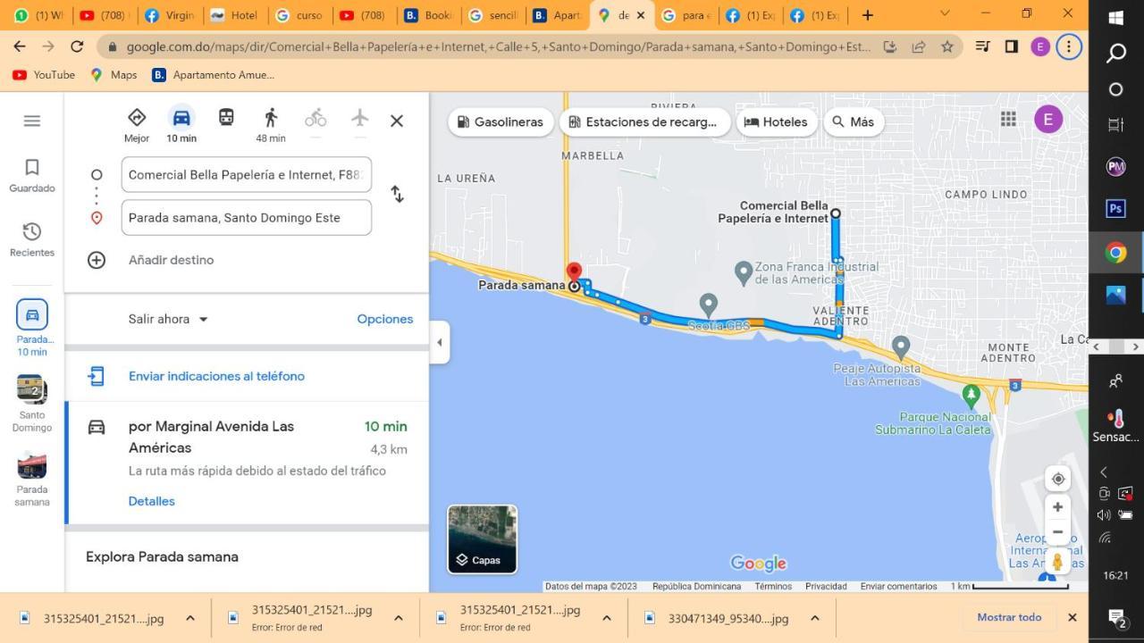 Apartamento Amueblado Caribe, Santo Domingo A 10 Minutos Del Aeropuerto Internacional De Las Americas 외부 사진